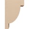 Ekena Millwork 5"W x 10"D x 15"H Classic Alpine Rough Cedar Woodgrain TimberThane Corbel, Primed Tan CORUR05X10X15ALPRCPR - alternate 3